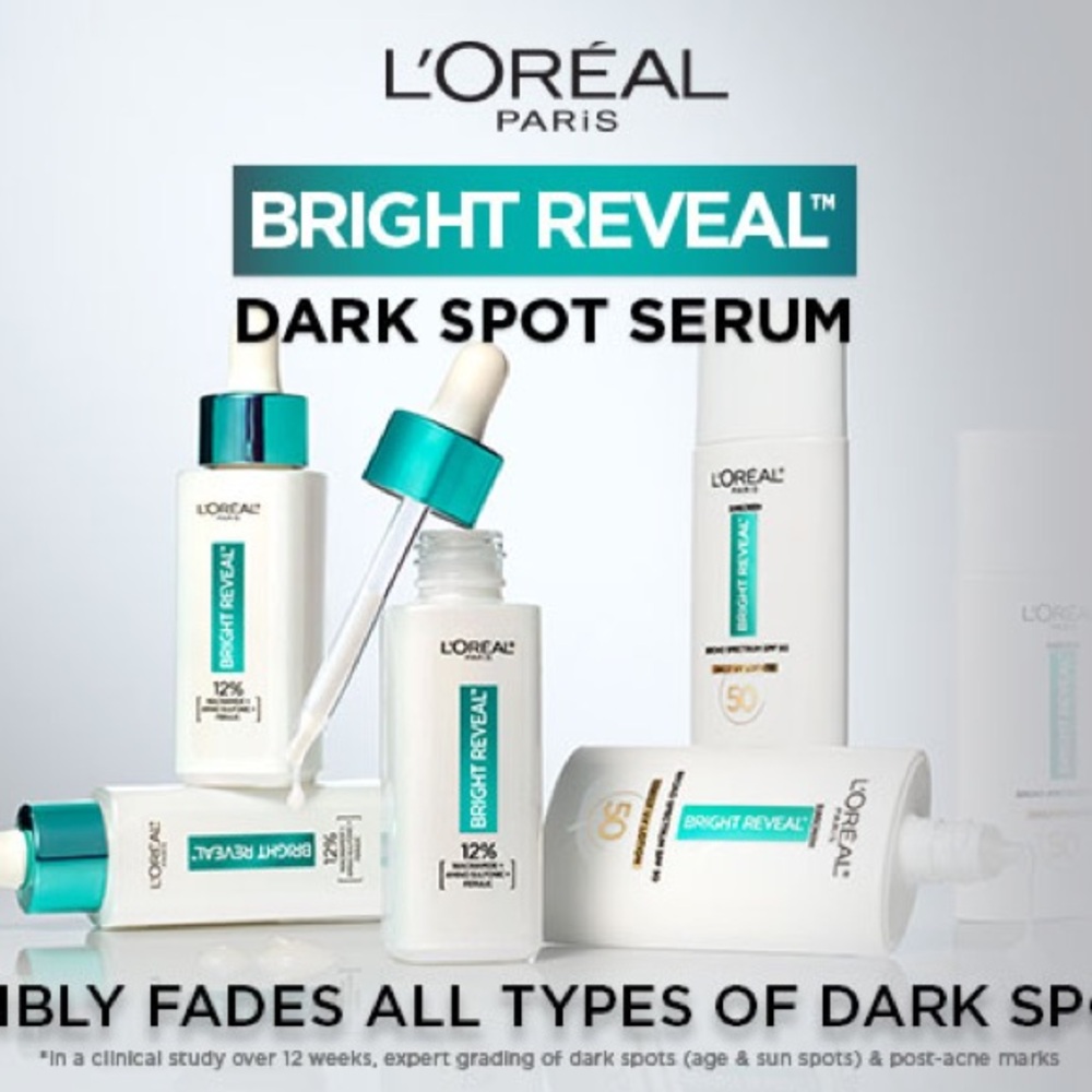 L’Oréal Paris Bright Reveal Dark Spot Serum & Broad Spectrum Daily SPF 50 Lotion - Picture 3 of 16